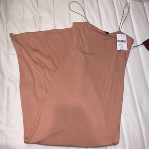 Salmon bodycon dress